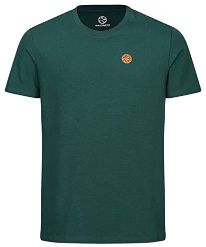 GRADNETZ T-Shirt Unisex mit Lederpatch aus 100% Biobaumwolle nachhaltig & fair der Marke