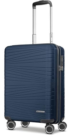 Franky Dallas 3.0 Hartschalen-Koffer klein | Trolley ausgestattet mit 4 Rollen, TSA-Schloss, Innenfächer | 37 cm x 22 cm x 55 cm - 36L - 2.7 kg