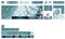 Glacier Genshin Impact Tastenkappen, vollständiges Set für mechanische Tastatur, Cherry Profile PBT Farbstoff-Sublimation, kompatibel mit 60%/65%/75%/80%/96%/100% Layout, kostenloser