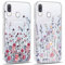 Xylota 2 Stück Handyhülle für Samsung Galaxy A40 5,9 Hülle,Transparent Case mit Aesthetic Muster Blumen, Durchsichtig Weich Silikon Dünn TPU Stoßfeste Schutzhülle Frauen Mädchen Cover für Samsung A40