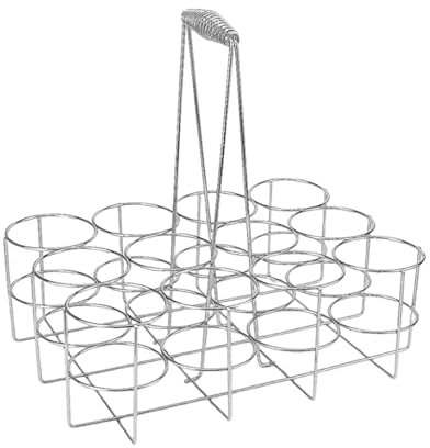 Dickly Porte-Bouteille d'eau, Porte-Bouteille d'eau, Panier de Capacité de 12 Bouteilles, Porte-Bouteille de Bière Pratique pour Vélo de Football, FI, Argent, 34cmx22.5cmx33cm