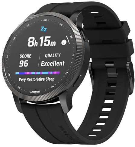 Vancle 22mm Armband für Garmin Venu 2/Venu 3/Vivoactive 4/Forerunner 255/265 Armband,22mm Silikon Quick Release Ersatzarmband Uhrenarmband für Gear S3/Huawei Watch GT 2 46mm Damen Herren(Schwarz)