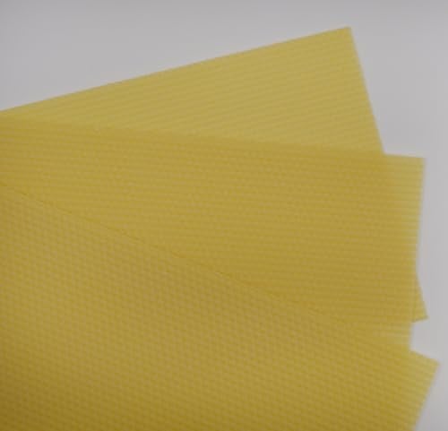 Mittelwände 5,1mm aus Seuchenfreiem Bienenwachs Dadant Blatt Brutraum 410x265mm