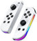 SWTCHEE Controller per Switch, Joysticks Wireless Sostituzione Controllore con LED RGB/Schermata/Risveglio/Doppia vibrazione/Controllo del movimento