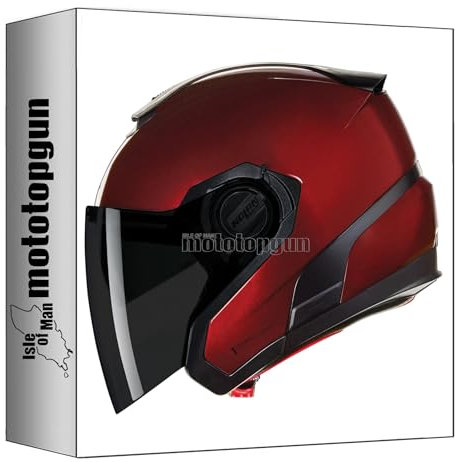 Nolan Casque Moto Urban n40-5 Commuting nobile Rouge viscerale 321 Taille s mototopgun