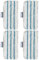 DEMULAX 4x panni for mop, for Black And Decker, for FSM1500 1600 1610 1620 FSMP20 panni di ricambio compatibili lavabili Tappetino lavapavimenti robot aspirapolvere