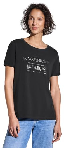 Street One Damen Shirt mit Folien-Wording