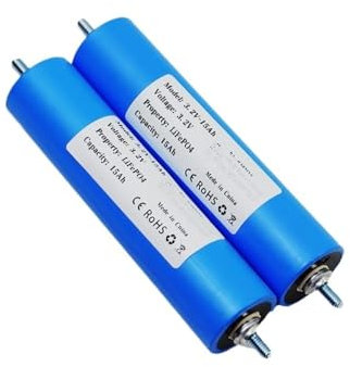 Compatible with Kaliobes 12V 15Ah LiFePO4 Battery, 3.2V 4S 15Ah Deep Cycle Iron Phosphate Battery for Motorcycles, Cars, Solar Power, Inverters, Home Energy Storage, RVs, Boats, Trolling Motors