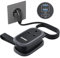 TOPREK UK to European Plug Adapter with 1.06 m Lead, PD 38W Fast Charged Rice Adapter UK to Europe with 2 USB-A and 1 USB-C for Germany, France, Spain, Turkey, Greece, Iceland, etc