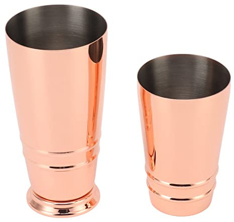 Boston Shaker con Lavavajillas, Decente Shaker de de de Boca Brillante para Relajarse en Casa, 304 Material de Acero Inoxidable (Recubrimiento de cobre)