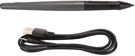 Keenso Smart Pen PF150 avec Conception Ergonomique et Touches Programmables pour la Tablette Q11K, Matériau ABS Durable, Batterie au Lithium, pour Les Artistes et Les Graphères