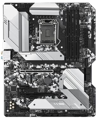 1 Carte mère H470 LGA 1200 Compatible avec processeurs i9-11900F, i5-11400F, i3-10100F, i3-10105, SSD M.2 NVMe, ATX