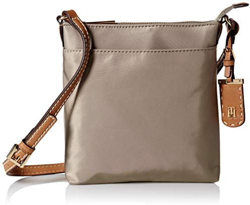 Tommy Hilfiger Damen Nylon Crossbody Bag for Women Julia Schultertasche, Khaki