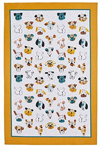 Ulster Weavers Cotton Tea Towel - Mutley Crew (100% Cotton, Blue)