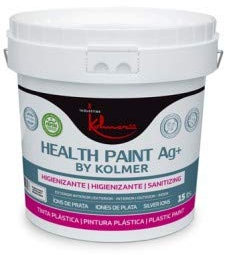 Kolmer Healt Paint AG. Pintura Antibacterias con iones de plata. Interior y Exterior. Blanco (15 litros)