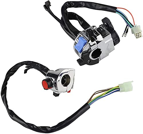 1 Paar 7/8 Zoll Motorrad Schalteinheit Lenkerschalter Links und Rechts Shineray QUAD ATV 250 STIXE ST-9E Spyder STXE