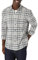 Amazon Essentials Men's Long-Sleeve Flannel Shirt (Available in Big & Tall), Black Light Grey Plaid, L