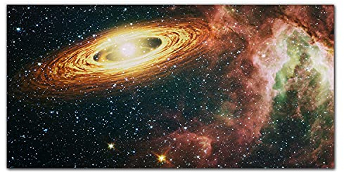 Coloray Image sur Verre Acrylique Décoration Tableau en Verre 100x50cm Impression sur Verre Verre Acrylique Décoration D'intérieur Décoration Murale Photo sur Verre - Cosmos