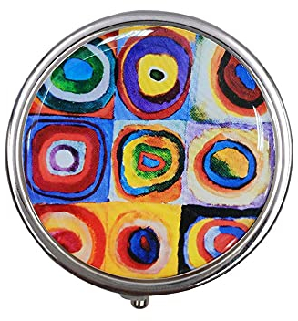 Metall Pillendose Rund, 3 Fächer Tragbare Reise Pille Tablet Container Pillenbox, 50mm Mini Pillenetui Medikamentenbox Organisator