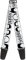 Buckle-Down Seinfield Gitarrengurt, Gesichtssilhouetten, 5,1 cm breit, 73,7–137,2 cm lang