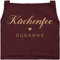 SpecialMe® Kochschürze Backschürze Damen Küchenfee personalisierte Schürze für Frauen mit Namen Herz bordeauxrot unisize