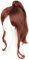 Anime Sailor Jupiter Kino Makoto Cosplay Perücke für Sailor Moon, braune Pferdeschwanz Perücke, Kostüm Halloween Perücke, für Kostüm Party, Anime Show, Cosplay Event