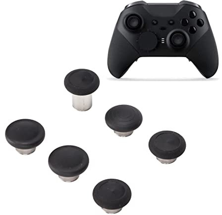 6-in-1-Metall-Ersatz-Thumbsticks-Griff, Magnetische Joysticks Austauschen, Ersatz-Joysticks-Griff, Joysticks Austauschen, Reparaturzubehör für Joystick-Teile, Geeignet für