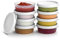 Recipientes para condimentos con tapas, paquete de 8. 2.3 onzas. Recipiente de aderezo de ensalada para llevar, recipientes pequeños de almacenamiento de alimentos con tapas, tazas de salsa a prueba