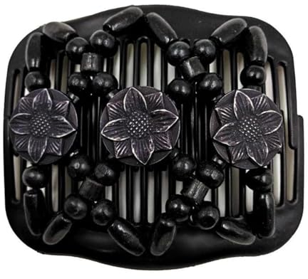 KGDUYC Haarkamm, Magic Rope Hair - Magic Beads Haarklammer, Magischer Kamm, Magic Haarklammer, Magic Styling Kamm, Doppelhaarspange, Haarschmuck Damen, Haarspangen Damen, Haarkamm Haarschmuck
