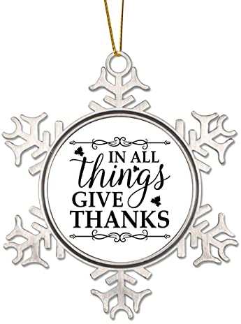 Weihnachtsschmuck aus Zinn in allen Dingen, mit Zitat Give Danke aus Metall, Schneeflocke, Weihnachtsschmuck für Weihnachtsbaum, Anhänger, Kugel, Strümpfe, Tags, Winter, Neujahr, Urlaub, Souvenir,