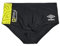 Umbro Costume Slip Uomo da Allenamento Realizzati collaborazione con T-Max, Costume Uomo in Lycra Foderato Ideale per Nuoto e pallanuoto (IT, Testo, L, Regular, Regular, Nero/Giallo)