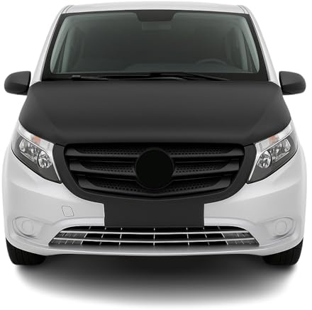 OMAC Haubenbra Bonnet Bra Steinschlagschutz kompatibel mit Mercedes Vito W447 2014-2026 Schwarz