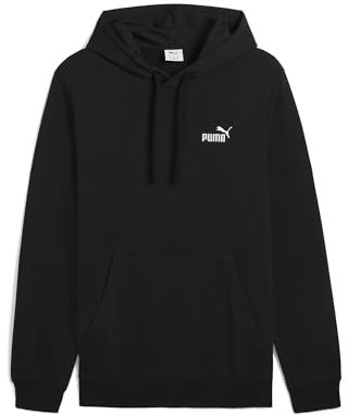 PUMA Herren ESS Small No. 1 Logo Hoodie FL Kapuzenpullis, PUMA Black, L