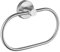 EOLAX Anneau Porte-Serviettes Perforé pour Salle de Bain, Barre Porte-Serviettes Murale en Nickel Brossé, Anneau de Serviettes en Acier Inoxydable de Style Moderne, Accessoires de Salle de Bain