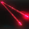 Expérimentez la batterie nocturne avec baguettes lumineuses, taille 5A, 1 paire (rouge)