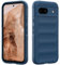 Coque en Silicone Compatible avec Google Pixel 8A, Étui Protection Antichoc, Housse avec Protege de Camera, Doublure Douce en Tissu Microfibre Protection Complète (Bleu Foncé)