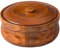 Fituenly Ensaladera De Madera Maciza para Ensalada, Cuenco De Madera con Tapa, Cuencos Grandes para Mezclar Frutas, Verduras, Ensaladas, Decoración Vintage De Madera