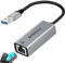 Adaptateur USB vers Ethernet, Ethernet vers USB, convertisseur USB vers RJ45 avec 1000 Mbps, adaptateur Gigabit Ethernet vers USB, adaptateur réseau LAN pour ordinateur portable, MacBook, Chromebook,