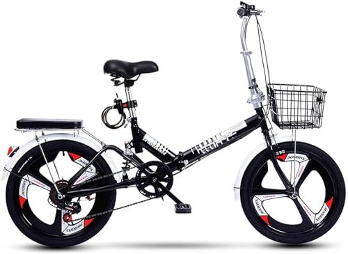 ZHANGshouf Klapprad, Kleines Fahrrad mit Scheibenbremsen und Gangschaltung, für Bergstraßen und Regen- und Schneestraßen, Legierung, Aluminium-Klapprad 20 Zoll
