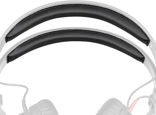 SOULWIT Diadema Cojin Recambio para Sennheiser Pro Audio HD 25/HD25 Plus/HD25 SE Monitor DJ Auriculares, Casco Auricular Cojín reparación Pieza, Fácil Instalación de Bricolaje - Negro