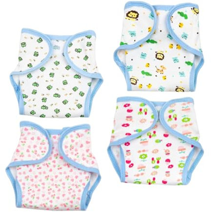 Kisangel 4 Stücke Puppe Windel Puppe Windeln Reborn Windel Tasche