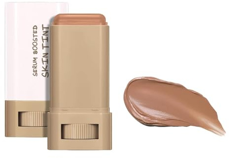 Beauty Skin Tint, Solid Tinted Serum Boosted Skin Tint Balm For Black Women, Smooths Fine Lines And Evens Tone With A Natural Finish (06#)