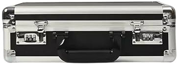 Secure Aluminum Alloy Storage Box with Password Lock for Documents, Tools, and Valuables