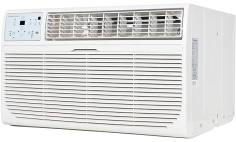 Keystone KSTAT08-1HC 8,000 BTU 115V Through-The-Wall Air Conditioner with Heat Capability, White