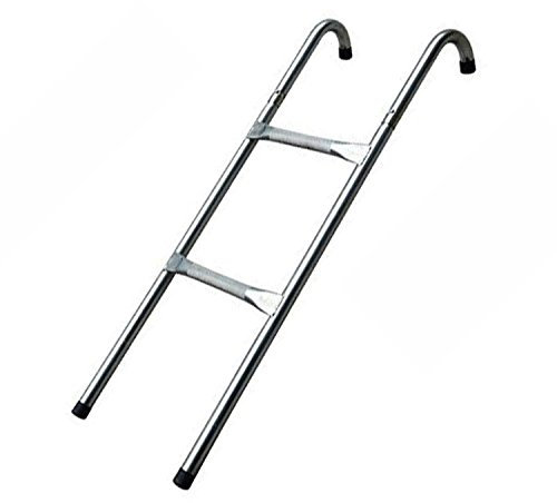 Greenbay Trampolinleiter Leiter für Trampolin Zubehör, Ø 183cm Rundtrampolin Einstiegsleiter mit 2/3 Stufen