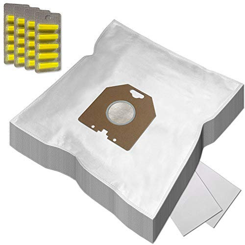 Set 20 Sacs Aspirateur + 20 Parfums + 2 Filtres pour Philips TCX 424, TCX 628, TCX 533, TCX 778, TCX 513, TCX 675, TCX 600, TCX 882