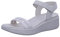 ECCO Damen Flowt Wedge LX Heeled Sandal Plateau, Limestone, 40 EU