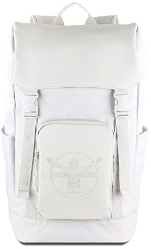 Chiemsee Track n Day Rucksack für Damen und Herren – 15 Zoll Laptopfach – Hochwertiger Männer Laptoprucksack – Business Arbeitsrucksack Alltagsrucksack, Creme