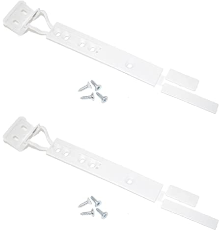 Ufixt 2 x Universal Integrated Sliding Door Hinge Mounting Kit Fits Samsung, Schreiber, Servis, Siemens, Smeg, Whirlpool and Zanussi