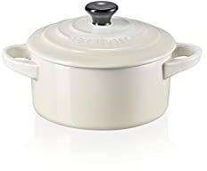 Le Creuset Mini-Cocotte aus Steinzeug, 250 ml, 10 x 5 cm, Meringue, 71901107160100